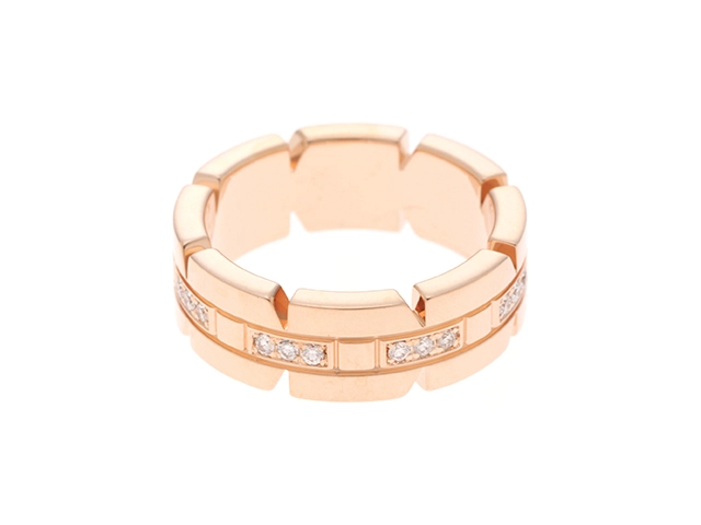 Cartier カルティエ タンクフランセーズ リング K18ピンクゴールド ダイヤモンド 7.6g 47号【433】2143200582971