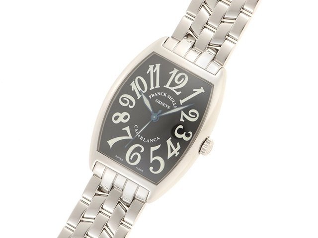 FRANCK MULLER フランク・ミュラー カサブランカ 2852CASA SS ブラック文字盤 男性用自動巻時計【473】