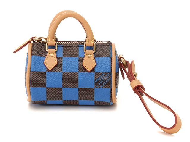 ルイヴィトン LOUIS VUITTON キーホルダー ダミエ・ポップ・ミニ スピーディ チャーム ストラップ キーホルダー M01693  【472】AH の購入なら「質」の大黒屋（公式）