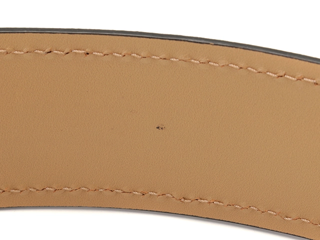 Berluti ベルルッティ ベルト ネイビー/シルバー色金具 レザー【472】UH