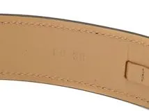 Berluti ベルルッティ ベルト ネイビー/シルバー色金具 レザー【472】UH