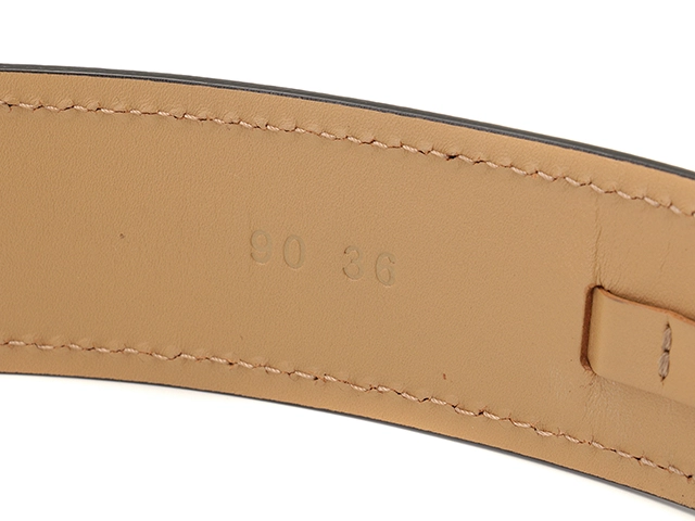 Berluti ベルルッティ ベルト ネイビー/シルバー色金具 レザー【472】UH