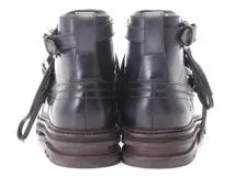 Berluti　ベルルッティ　アルピノパティーヌWモンクストラップブーツ　メンズ7ハーフ　ブラック　レザー