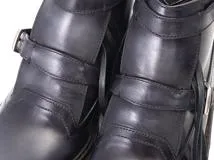 Berluti　ベルルッティ　アルピノパティーヌWモンクストラップブーツ　メンズ7ハーフ　ブラック　レザー