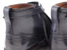 Berluti　ベルルッティ　アルピノパティーヌWモンクストラップブーツ　メンズ7ハーフ　ブラック　レザー