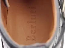 Berluti　ベルルッティ　アルピノパティーヌWモンクストラップブーツ　メンズ7ハーフ　ブラック　レザー