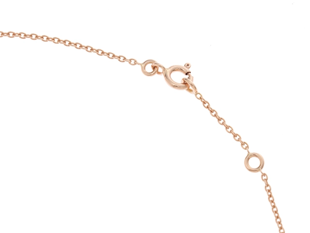HERMES エルメス ネックレス シェーヌダンクル ファランドールPM ペンダント K18 ピンクゴールド 5.0g【473】