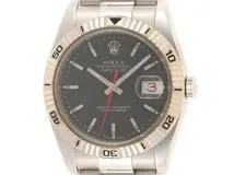 ROLEX　ロレックス　D番　デイトジャスト ターノグラフ　116264　ステンレス/ホワイトゴールド　SS/WG　ブラック　メンズ　自動巻き【432】2143200586757