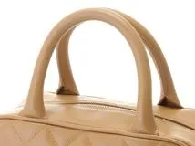 CHANEL シャネル マトラッセ ミニボストンバッグ ベージュ/GP キャビア 【430】2143200588263