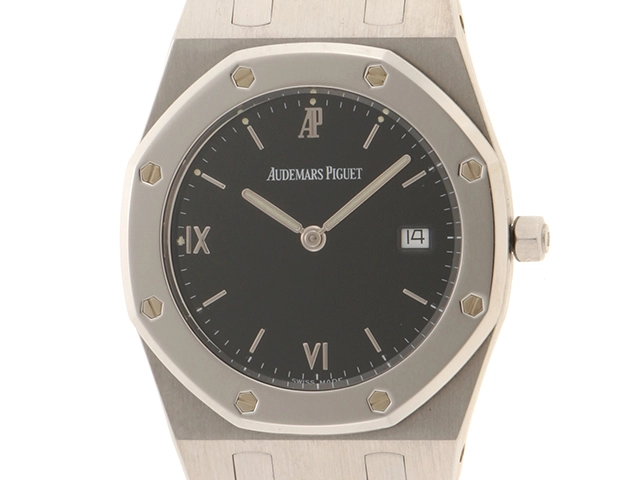 AUDEMARS PIGUET オーデマ・ピゲ 腕時計 1997年正規品 ロイヤルオーク 33mm 56175SP.OO.0789SP.01  プラチナ/ステンレススティール ブラック文字盤 クォーツ 現状販売【472】SJ の購入なら「質」の大黒屋（公式）