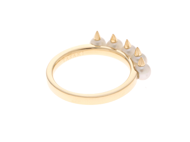 TASAKI タサキ デインジャー トライブ リング K18 イエロー