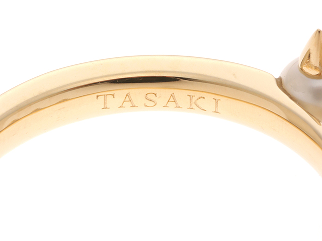 TASAKI タサキ リング 指輪 10.5号 18金 K18イエローゴールド