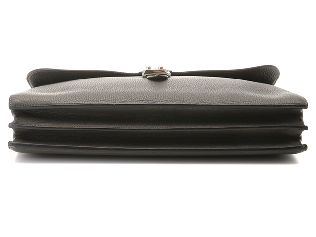 HERMES エルメス サック ア デペッシュ41 エタン シルバー 刻印