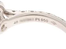 Cartier　カルティエ デスティネ　リング　N4726648　ダイヤモンド　プラチナ　48号【430】2143200591218