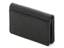 Maison Margiela　メゾンマルジェラ　4ステッチ　カードケース　ブラック　カーフ　2143200591768【434】