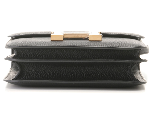 HERMES エルメス コンスタンス3・ミニ ミロワール ブラック PG GP B(2023年頃製造)【431】2143200592543