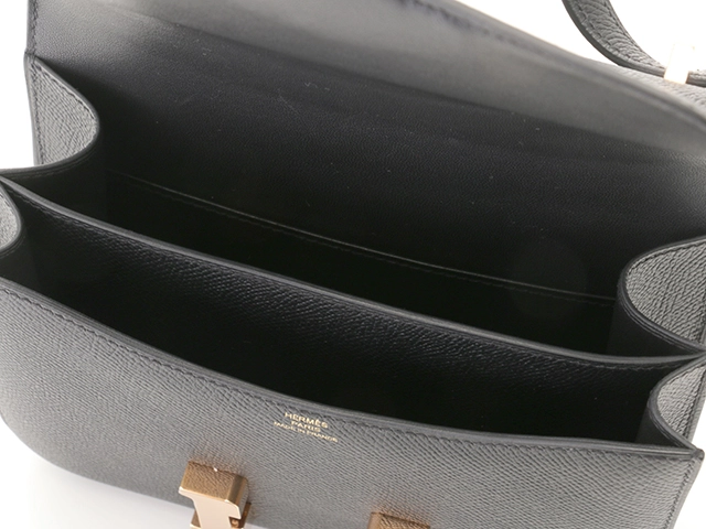 HERMES エルメス コンスタンス3・ミニ ミロワール ブラック PG GP B(2023年頃製造)【431】2143200592543