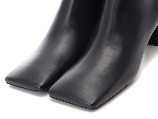 BALENCIAGA　バレンシアガ　スクエアショートブーツ　レディース35　ブラック　レザー　623924