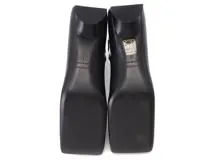 BALENCIAGA　バレンシアガ　スクエアショートブーツ　レディース35　ブラック　レザー　623924
