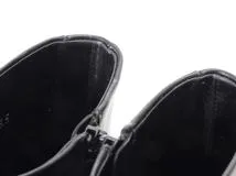 BALENCIAGA　バレンシアガ　スクエアショートブーツ　レディース35　ブラック　レザー　623924