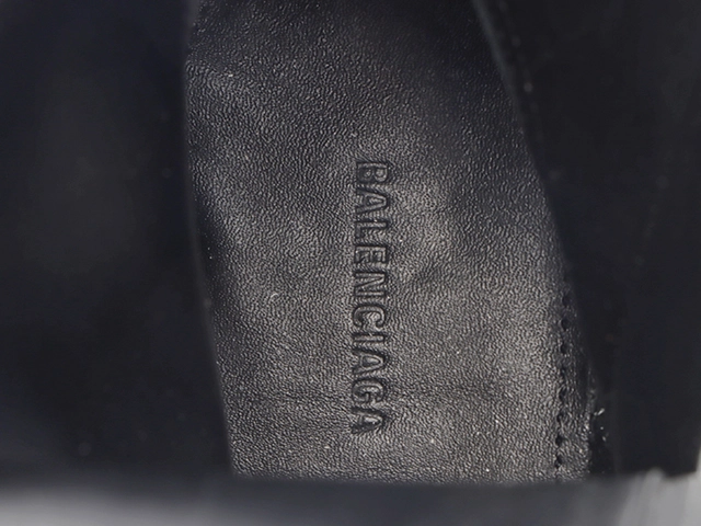 BALENCIAGA　バレンシアガ　スクエアショートブーツ　レディース35　ブラック　レザー　623924