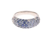 JEWELRY　ジュエリー　 　リング　K18ホワイトゴールド　　ブルースターサファイア　3.03 　7.6g　#13　【472】HA