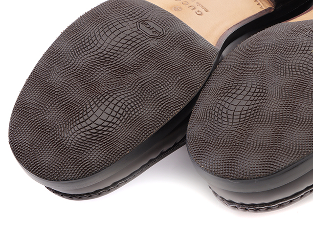 GUCCI　グッチ　ホースビットローファー　メンズ7　ブラウン/シルバー金具　レザー　776660　2143200596817　【432】