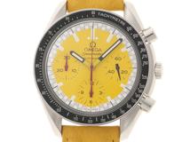OMEGA　オメガ　スピードマスター　レーシング　シューマッハ　3510.12　自動巻き　ステンレススチール　イエロー　【432】