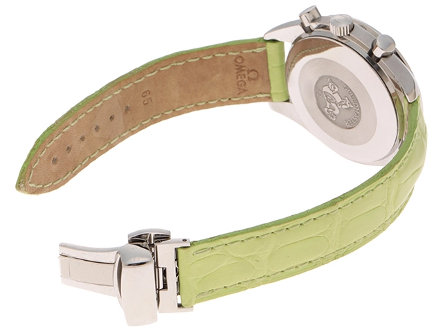 OMEGA　オメガ　スピードマスター　 3515.71.00　ダイヤベゼル　自動巻き　ステンレススティール　ホワイトシェル　クロノグラフ　【432】　2143200597647