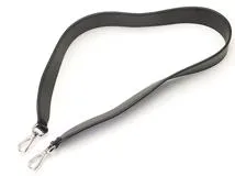 FENDI フェンディフラワ－スタッズ　ドットコム ブラック レザー2143200597722　【434】