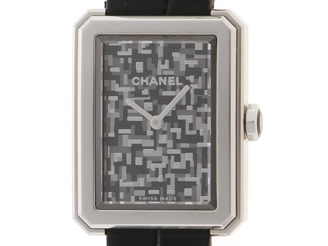 CHANEL シャネル ボーイフレンド ネオツイード H6127 グレー