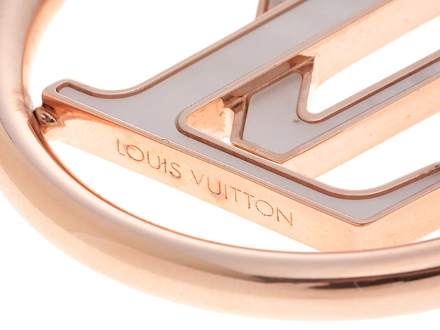 LOUIS VUITTON ルイヴィトン 小物 ネックレス・ソートワール LV スエラー PGGP ピンクゴールド金具 メタル・エナメル M01224【472】HA