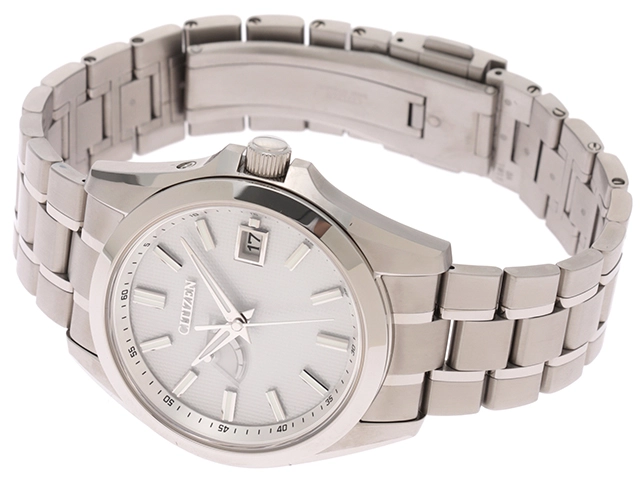 CITIZEN　　ザ・シチズン　  エコドライブ　ソーラー 　スーパーチタニウム　　AQ1040-53A　　クオーツ　メンズ　【436】　2143200599269