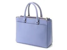 TORY BURCH トリーバーチ 2Way  バッグ ショルダー　メッセンジャーバッグ　ブルー　ＰＶＣ　2143200600163【208】
