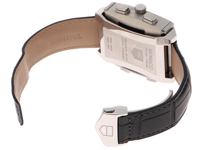 TAG HEUER　タグ・ホイヤー　手巻き　デジタル　ステンレススチール　クロコダイル　ブラック　【432】