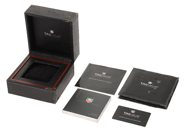 TAG HEUER　タグ・ホイヤー　手巻き　デジタル　ステンレススチール　クロコダイル　ブラック　【432】