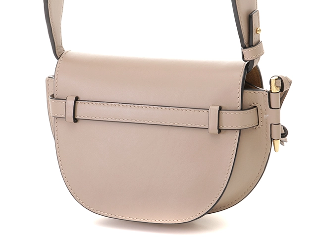 LOEWE ロエベ ゲートバッグミニ サンド レザー A650N46X13【471】2143200603171