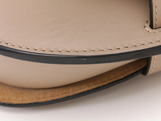 LOEWE ロエベ ゲートバッグミニ サンド レザー A650N46X13【471】2143200603171