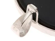 JEWELRY ノンブランドジュエリー トップ ブローチ K18ホワイトゴールド カメオ 重さ約11.2g【472】SJ