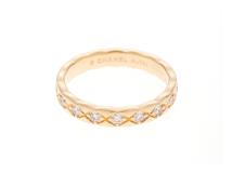 CHANEL シャネル 指輪 ココクラッシュ リング ミニモデル 48号 J11872 K18イエローゴールド/ダイヤモンド約0.35カラット 2021年正規品 【472】SJ