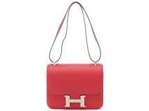 HERMES エルメス コンスタンス3・24 ショルダーバッグ ローズエクストリーム SV シルバー金具 Y刻 2020年 2143200603973【200】