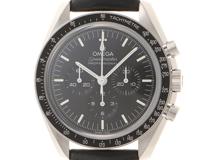 OMEGA　オメガ　時計　スピードマスター ムーンウォッチプロフェッショナル　310.32.42.50.01.002　ブラック文字盤　SS/カーフレザー　手巻き　メンズ　M