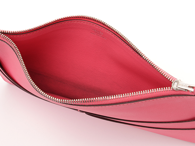 HERMES エルメス 長財布 ジジェ・デュオ ヴォースイフト ローズアザレ