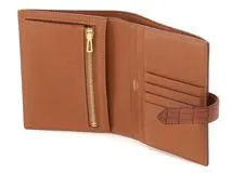 HERMES　エルメス　小物　二つ折り財布　ベアンコンパクト　ゴールド・GP金具　アリゲーター　U刻印・2022年頃製造　箱付き　【472】HA