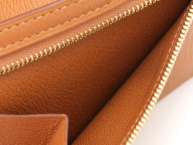 HERMES　エルメス　小物　二つ折り財布　ベアンコンパクト　ゴールド・GP金具　アリゲーター　U刻印・2022年頃製造　箱付き　【472】HA