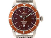 BREITLING ブライトリング 腕時計　スーパーオーシャン ヘリテージ46 A17320 SS/SS ブラウン文字盤 自動巻き【472】TS
