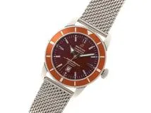 BREITLING ブライトリング 腕時計　スーパーオーシャン ヘリテージ46 A17320 SS/SS ブラウン文字盤 自動巻き【472】TS