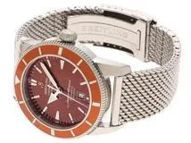 BREITLING ブライトリング 腕時計　スーパーオーシャン ヘリテージ46 A17320 SS/SS ブラウン文字盤 自動巻き【472】TS