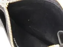 BALENCIAGA 　バレンシアガ　	コイン カードホルダー　フラグメントケース ブラック レザー　2143200604314　【208】