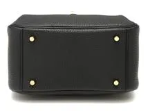 HERMES エルメス リンディ・ミニ ショルダーバッグ ブラック GP ゴールド金具 Z刻 2021年 2143200604376【200】